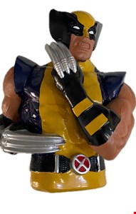 Temático Heróis - Busto Wolverine Cerâmica 18cmA 