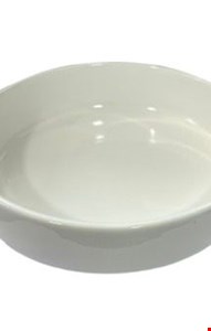 Bandeja Redonda Funda Branca M 28cmD