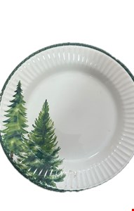 Prato de Jantar Árvore de Natal Verde 27cmL