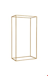 Estrutura Cubo Dourado Ferro Vazado Desmontável G cmL X cmD X  mA 
