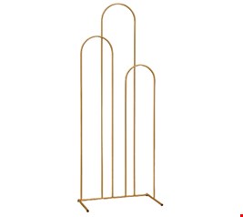 Painel Trio Oval Dourado Ferro Desmontável cmL X mA 