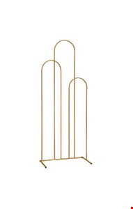 Painel Trio Oval Dourado Ferro Desmontável cmL X mA 