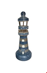 Temático Fundo do Mar - Farol Azul e Branco 25cmA