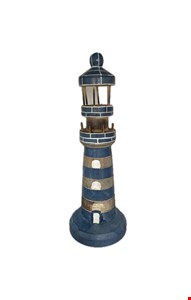 Temático Fundo do Mar - Farol Azul e Branco 30cmA