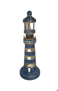 Temático Fundo do Mar - Farol Azul e Branco 30cmA Temático Fundo do Mar - Farol Azul e Branco 30cmA