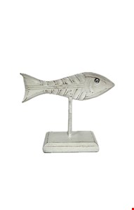 Temático Fundo do Mar - Peixe Branco Madeira 17cmA Temático Fundo do Mar - Peixe Branco Madeira 17cmA