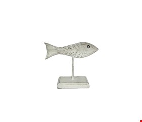 Temático Fundo do Mar - Peixe Branco Madeira 17cmA Temático Fundo do Mar - Peixe Branco Madeira 17cmA