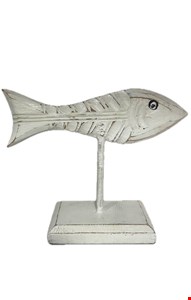 Temático Fundo do Mar - Peixe Branco Madeira 20cmA Temático Fundo do Mar - Peixe Branco Madeira 20cmA