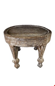 Suporte Banco Madeira Patina G 25cmD