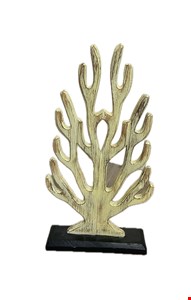 Coral Amarelo Base Preta P - 35cmA 19cmC  Coral Amarelo Base Preta P - 35cmA 19cmC