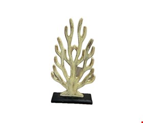 Coral Amarelo Base Preta P - 35cmA 19cmC  Coral Amarelo Base Preta P - 35cmA 19cmC