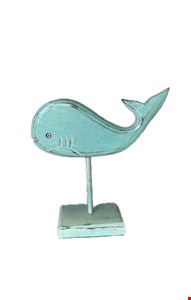Temático Fundo do Mar - Baleia Tiffany Madeira 20cmA Temático Fundo do Mar - Baleia Tiffany Madeira 20cmA