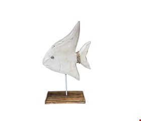 Temático Fundo do Mar - Peixe Branco Madeira 28cmA Temático Fundo do Mar - Peixe Branco Madeira 28cmA