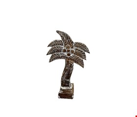 Temático Fundo do Mar - Coqueiro Madeira Branca Patina 34cmA Temático Fundo do Mar - Coqueiro Madeira Branca Patina 34cmA