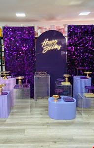 Kit Infantil Luxo - Roxo & Dourado I