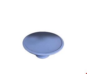 Suporte Cone Liso com Borda Azul Claro Fosco 13cmAx29cmD