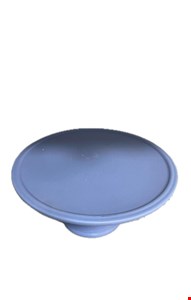 Suporte Cone Liso com Borda Azul Claro Fosco 13cmAx29cmD