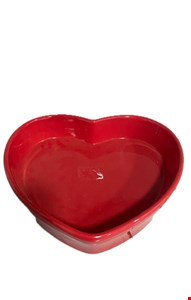 Bandeja Coração Vermelha 22cmC 5cmA 