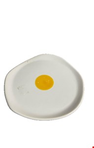 Bandeja Ovo Branca 22cmD