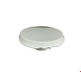 Suporte Boleira Branca Borda Ondulada 37cmD 17cmA Suporte Boleira Branca Borda Ondulada 37cmD 17cmA