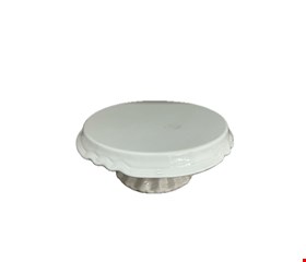 Suporte Branca Borda Ondulada 32cmD 12cmA