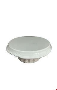 Suporte Branca Borda Ondulada 32cmD 12cmA Suporte Branca Borda Ondulada 32cmD 12cmA