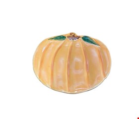 Temático Halloween - Prato Sobremesa Bandeja Abóbora Laranja 