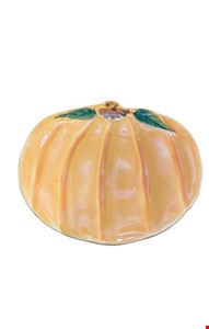 Temático Halloween - Prato Sobremesa Bandeja Abóbora Laranja  Temático Halloween - Prato Sobremesa Bandeja Abóbora Laranja