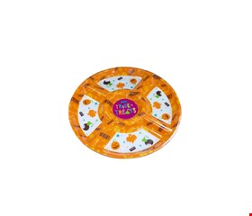 Temático Halloween - Petisqueira Redonda Laranja 