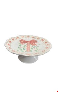 Suporte Natal Presente Laço 20cmDx8cmA