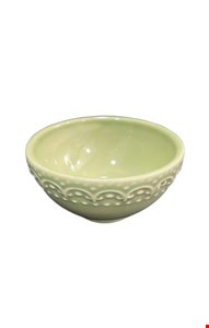 Cumbuca Verde Claro Detalhada 14cmD