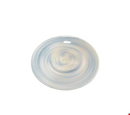 Prato Sobremesa Espiral Azul 20cmD Prato Sobremesa Espiral Azul 20cmD