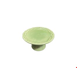 Suporte Verde Borda Trançada PP  Suporte Verde Borda Trançada PP