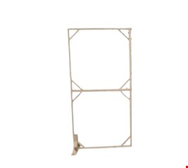 Estrutura em Pinus para Painel Retangular 1mC 2mA