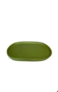 Bandeja Oval Verde Chá Fosco 20cmC Bandeja Oval Verde Chá Fosco 20cmC