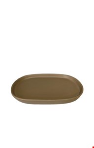 Bandeja Oval Capuccino Fosco 20cmC Bandeja Oval Capuccino Fosco 20cmC