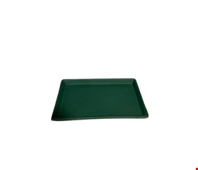 Bandeja Retangular Verde Escuro Fosco 20cmC 