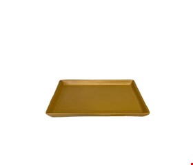 Bandeja Retangular Amarelo Mostarda Fosco 20cmC 