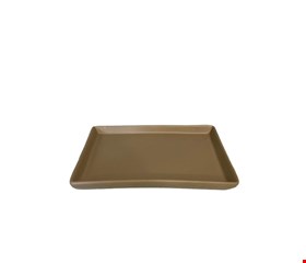 Bandeja Retangular Capuccino Fosco 20cmC 