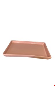 Bandeja Retangular Rosa Candy 20cmC 