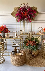 Decoração Adulto - Tropical Pink, Laranja & Dourado X DCK 