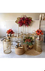 Decoração Adulto - Tropical Pink, Laranja & Dourado X DCK 