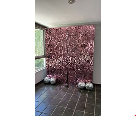 Decoração Infantil - Backdrop Rosê III