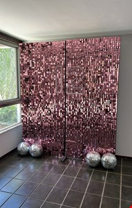 Decoração Infantil - Backdrop Rosê III