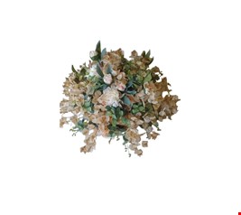 Arranjo Flores Bege Eucalípto Rosa e Verde GG Arranjo Flores Bege Eucalípto Rosa e Verde GG