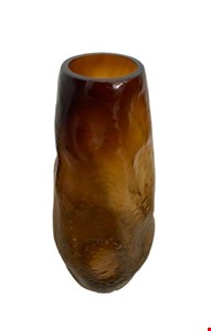 Vaso Orgânico Vidro Marrom 32cmA