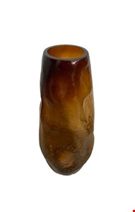 Vaso Orgânico Vidro Marrom 32cmA