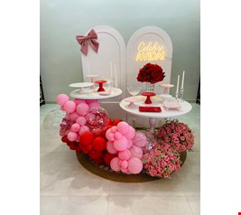 Decoração Adulto - Vermelho e Branco II