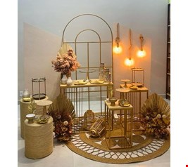 Decoração Adulto - Dourado e Bege II