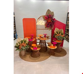 Decoração Adulto - Tropical Pink, Laranja & Vime XI DCK 